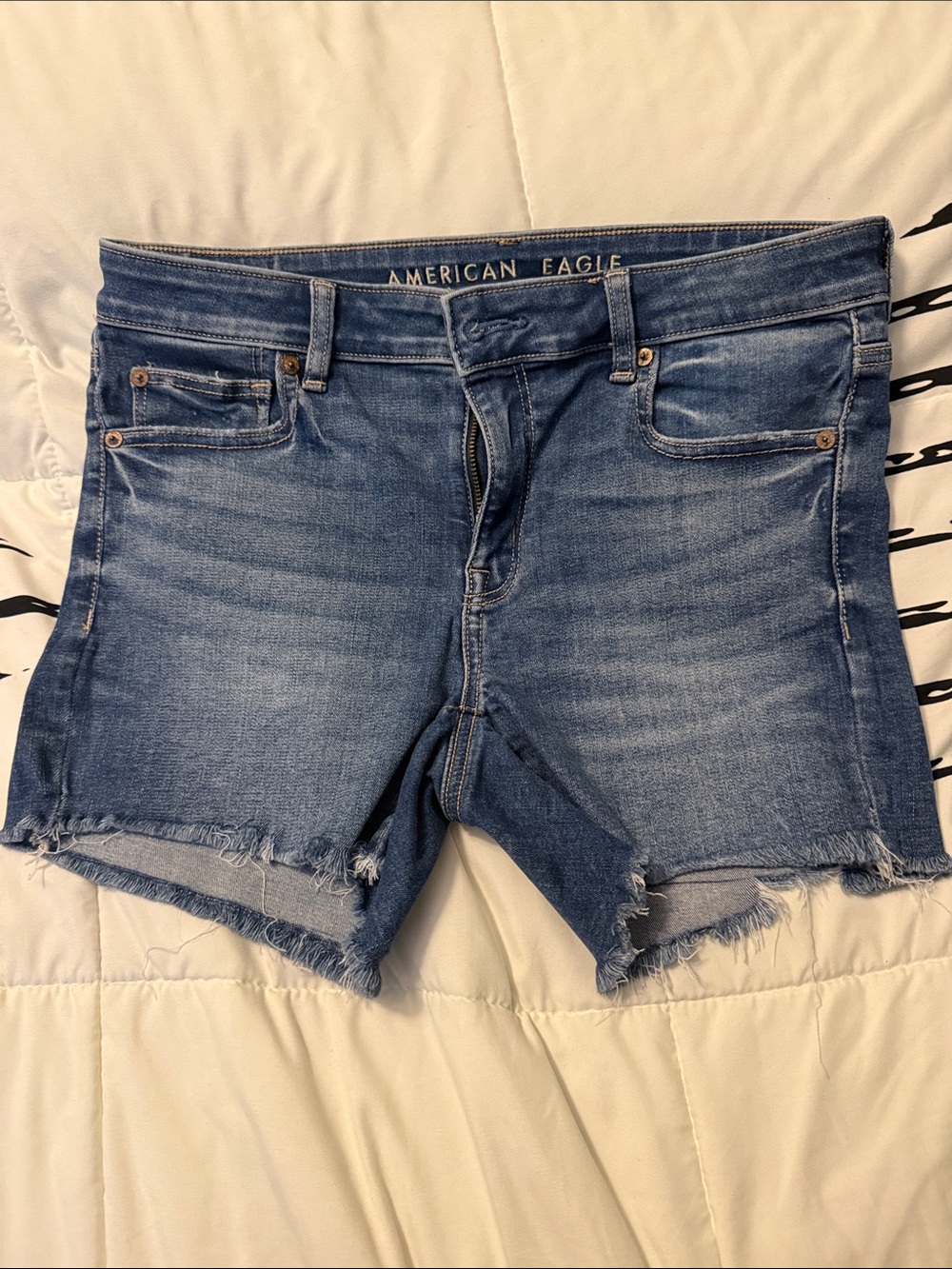 American Eagle Outfitters Blue Denim Jean Shorts